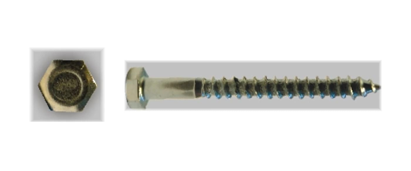 Tirfoane DIN 571 8x80 mm cap hexagonal zincate pentru lemn