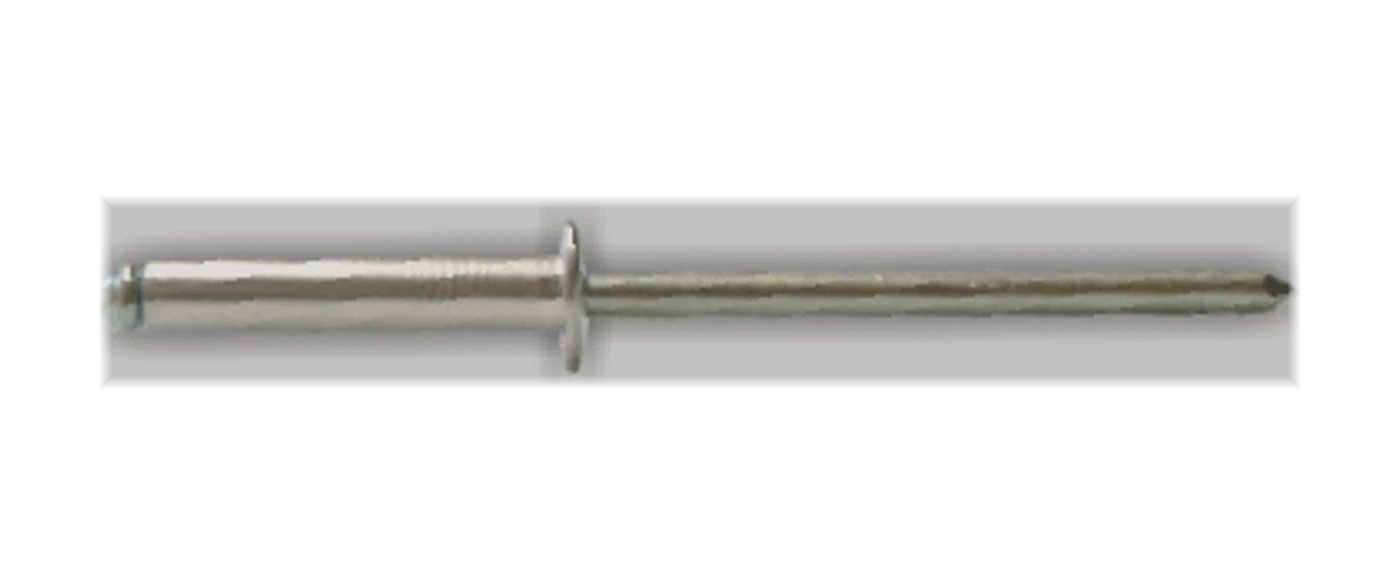 Nituri oarbe DIN 7337 4x10 mm aluminiu cu tijă de oțel
