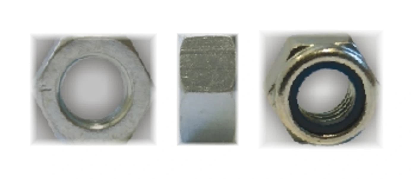 Piulițe hexagonale DIN 934 zincate, asortiment M6-M12